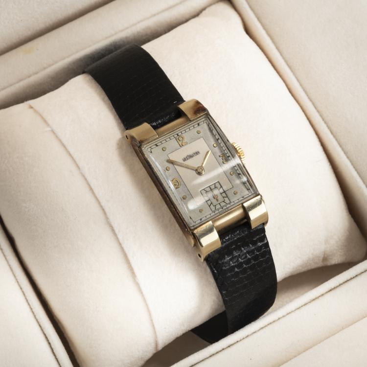 Bild 1 zu Objekt, 'Tank' wristwatch, 1950s, Jaeger LeCoultre, Le Sentier, 166D 609